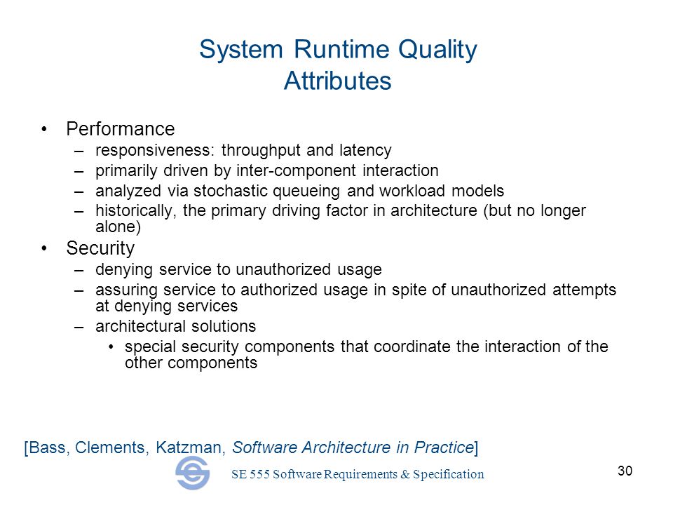 Attributes of sound quality system